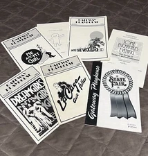 6 Vintage Gateway Playhouse Playbills Me and My Girl Into the Woods Dreamgirls