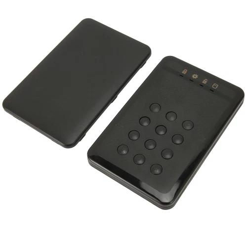 New Encrypted Hard Drive Enclosure 2.5inch USB3.0 Password Access Hardware