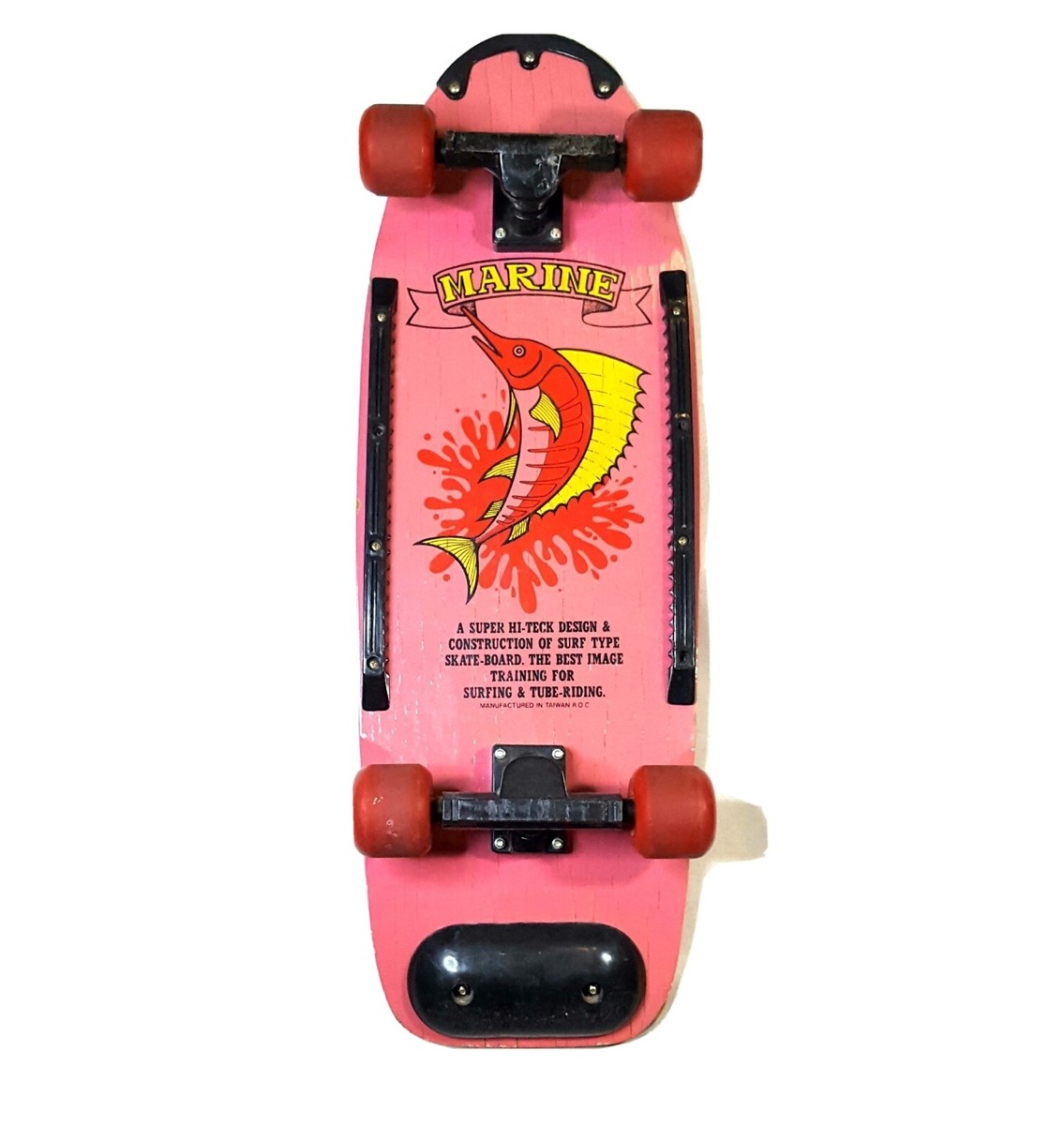 Vintage 1980s Skateboard Marine Swordfish 80s Skateboard