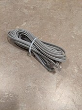 14 Feet Telephone Phone Modular Line Cord Gray RJ11 14"