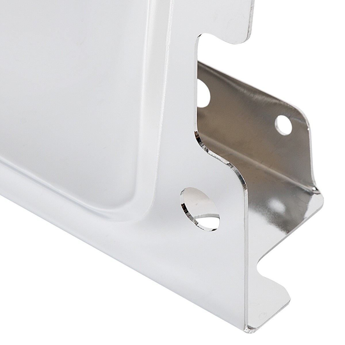 For 2009-2014 Ford F150 Steel Rear Bumper End Cap w/ Sensor Holes Passenger Side