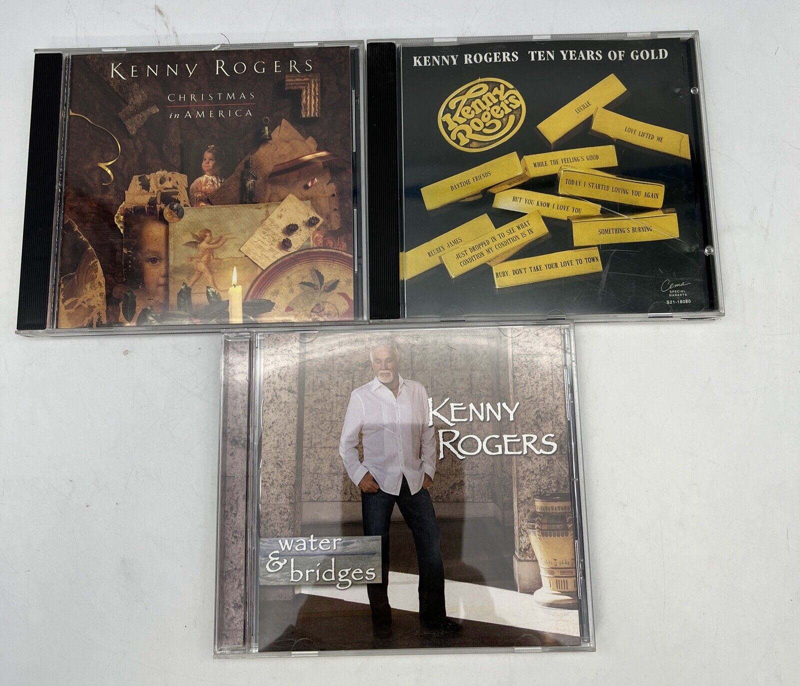 Kenny Rogers Audio CD Collection Lot Of 3