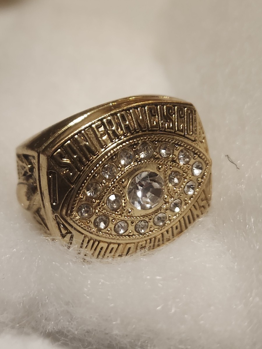 San Francisco 49ers Super Bowl Ring (1981) Championship Ring