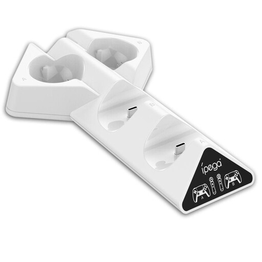 Base ricarica IPEGA PG-P5011 per controller PS5 DualSense e PS Move 2 porte