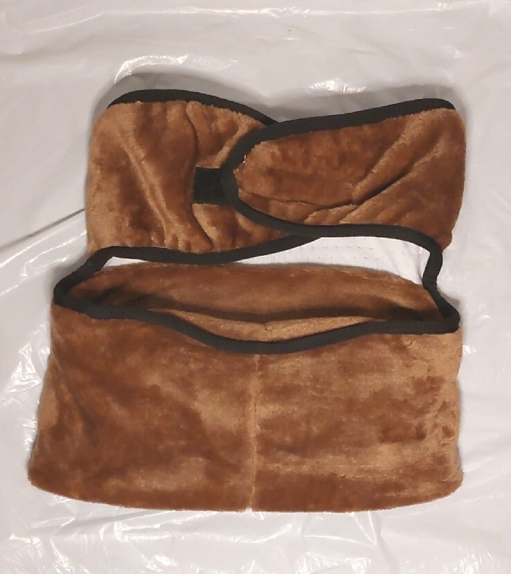 Lot of 2 Genovega Mask Neck Gaiter Pullover and Adjustable Brown Soft OS NWT