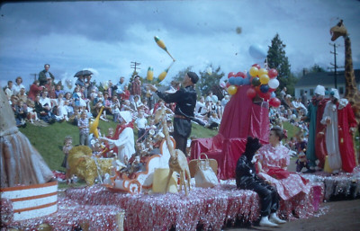 1959 Rose Festival Parade Float  Portland Kodachrome Transparency Slide