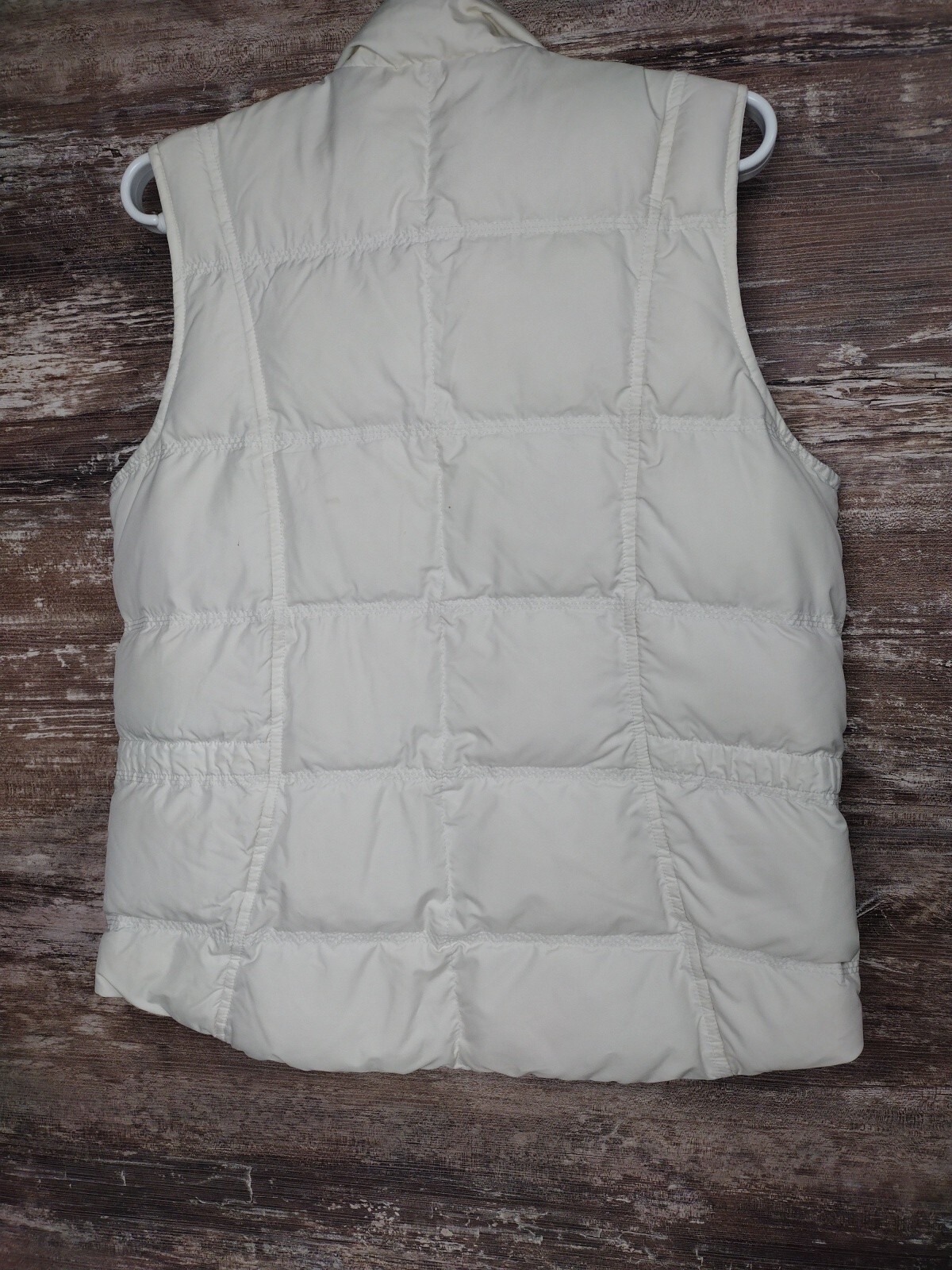 Eddie Bauer Women's Ivory Quilted Premium Goose D… - image 8