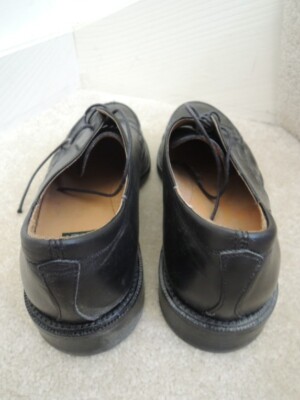 Mens Shoes Size 9 1/2 D Cable and Co Black Leather Oxford  display picture 1