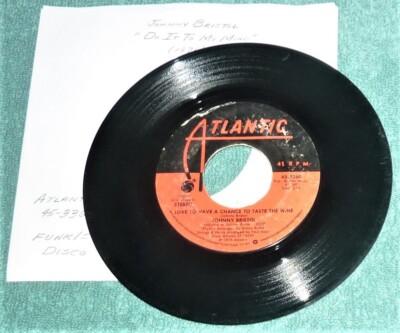 洋楽 7'EP Johnny Bristol - Do It To Mind 7” 45 RPM Record by JOHNNY BRISTOL 