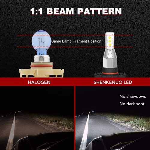 Faros LED blancos para Subaru Impreza 2012-2014 6 piezas bombillas alto bajo + luz antiniebla - Imagen 12 de 17
