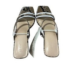 Women s The Drop Heels Size 8.5 New With Box Silver