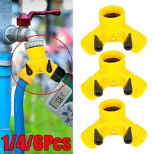 Water Hose Splitter Heavy Duty 2 Way Y Valve 3/4" Female Connector Garden Us