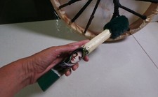 Drumbeater Wise woman shamanic drumstick, skin or vegan drum, healing drums ..