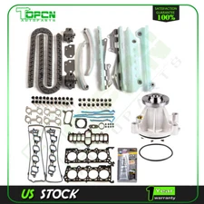 Engine Water Pump Engine Full Gasket Set For 01 Ford Crown Victoria 4.6L V8 SOHC
