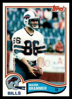 1982 Topps Mark Brammer #22 Buffalo Bills