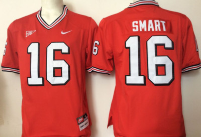 Kirby Smart #16 Georgia Bulldogs Football Jersey 1995 Throwback