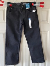 Arizona boys husky jeans Size 10 With Comfort Stretch Waist Band -black