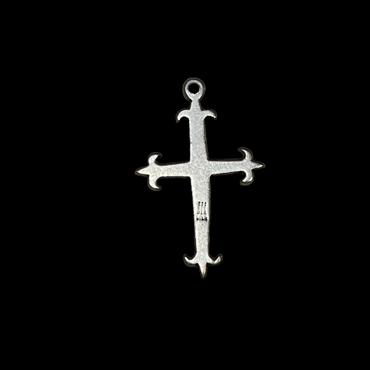 James Avery Fleur De Lis Cross Pendant Charm Sterling Silver