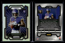 2023 Panini Prizm Football Rookie Silver Prizm Photo Variant #308 Jordan Addison