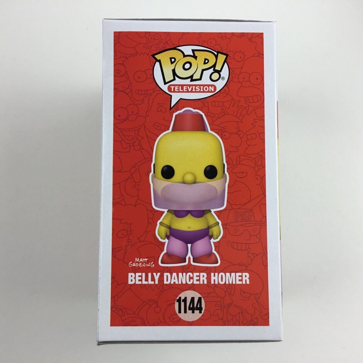 Funko POP! Belly Dancer Homer 1144 – Les Simpson, édition Summer Convention, Neuve