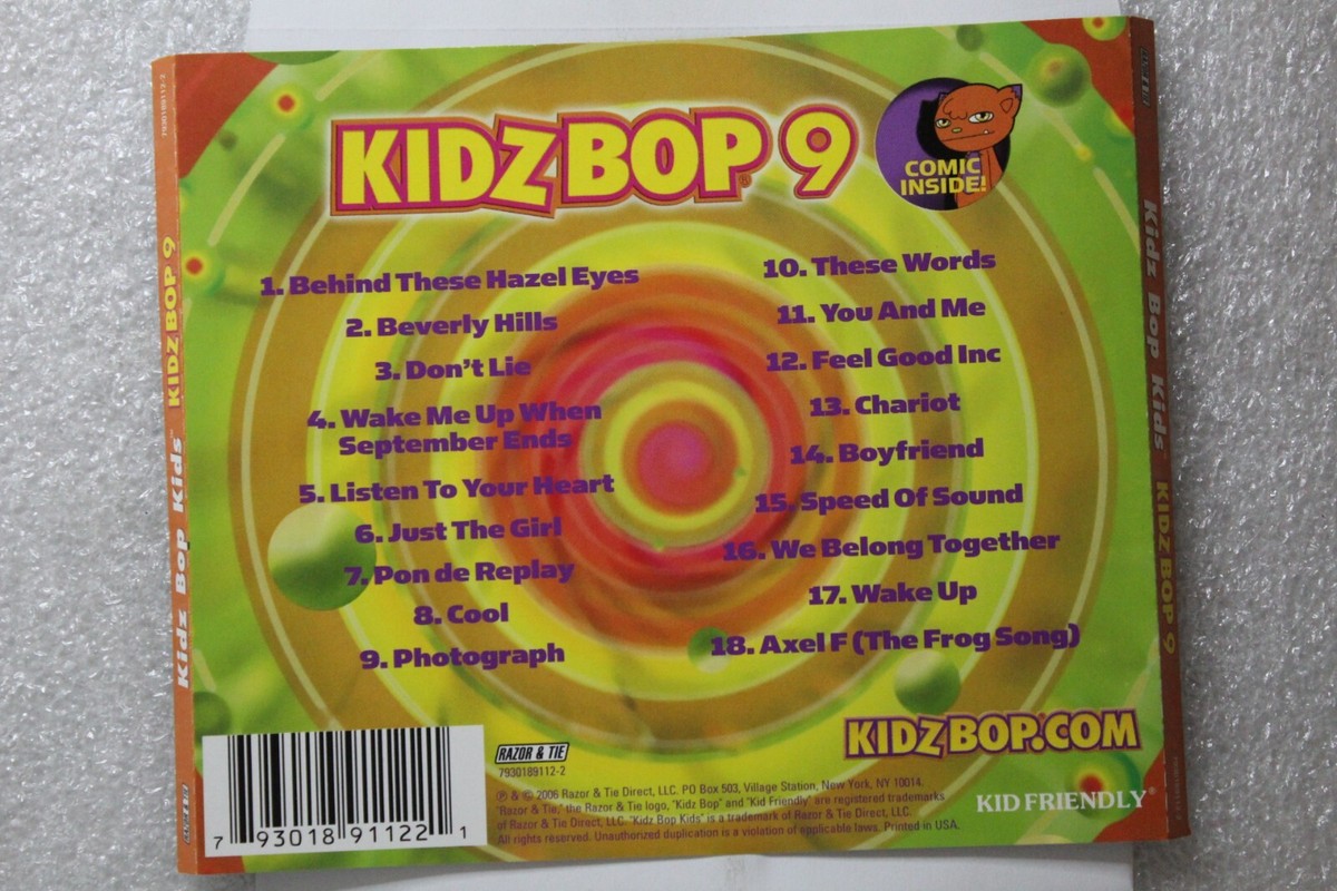 Kidz Bop Kids – Kidz Bop 9 CD 793018911221| eBay
