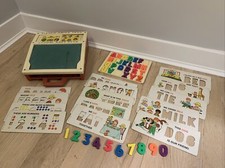 Original 1972 Fisher Price School Days Portable Play Desk 176 Vintage
