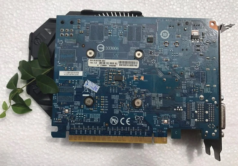 Gigabyte GV-N75TD5-2GI GTX750 TI 2GB GDDR5 128 Bit 2xHDMI 2xDVI Graphic Card - Image 3 of 4