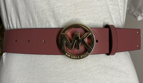 GOLD MK LOGO BUCKLE \