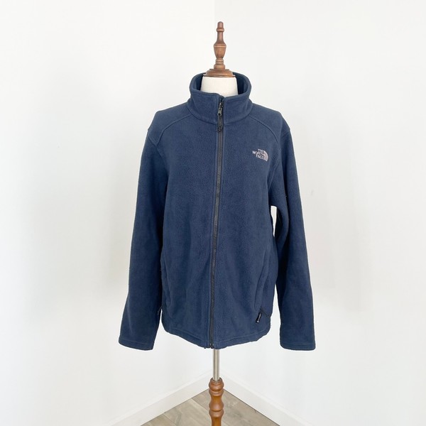 The North Face RDT 300 Jacket Jumper Mens S Blue Fleece Zip Up FlashDry Outdoor