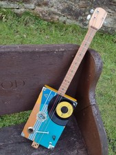 Avo Uvezian Three String Cigar Box Guitar Acoustic With Piezo Pickup