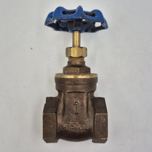 "T" Valve 1" Brass Gate Valve Class 150 lb Made in Taiwan