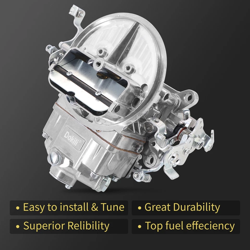 Substitua o carburador Holley 0-4412S 2 barris 500 CFM com gasolina de estrangulamento manual - Imagem 4 de 4