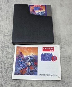 Mega Man 3 NES Game with Box and Manual Cleaned and Tested!