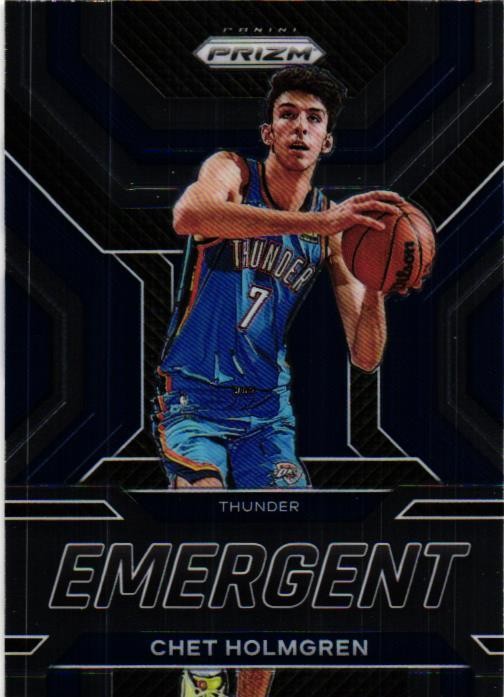 2022-23 Panini Prizm #16 Chet Holmgren Emergent
