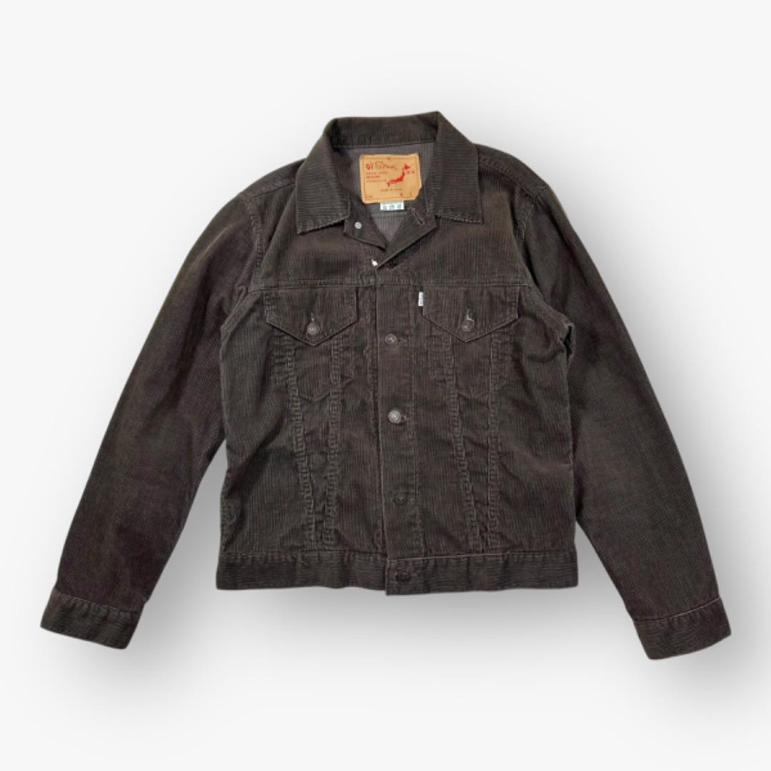 【美品】 orslow 3rd TYPE DENIM TRCKER JACKET Orslow Or Slow 3Rd Model Tracker Jacket Jean Brown Men's