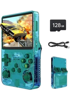 FEBOTAK R36S Retro Handheld-Spielkonsole 4" IPS , 128GB, 25000+ Spiele, LINXU, 3500mah
