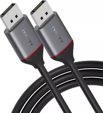 Displayport to Display Port Cable DP Male to Male Cord 4K HD Latches 6.6ft/10ft