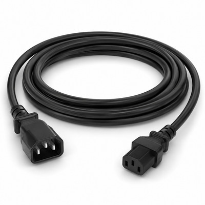 16 AWG Power Extension Cord (IEC320 C13 to IEC320 C14) - 2/3/4/5/6/10/15/25 ft