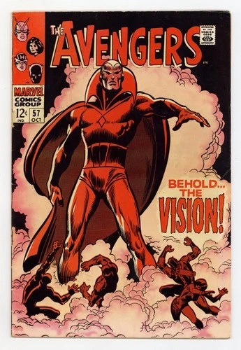 Avengers #57 GD/VG 3.0 1968 1st SA app. Vision
