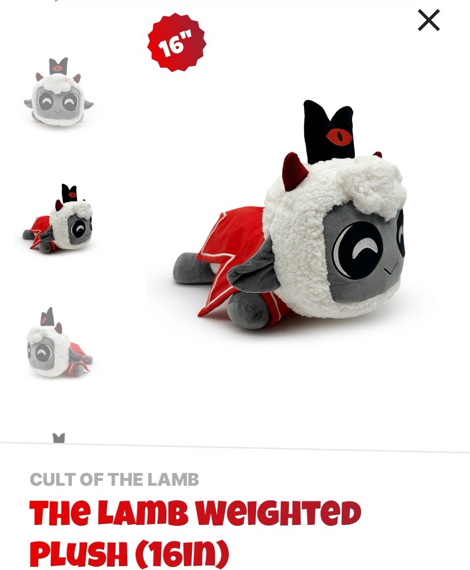 Youtooz * Cult Of The Lamb * Weighted Plush 16” * New * In Hand | eBay