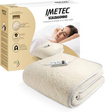 Scaldasonno Singolo 150x80Cm 50% Lana E Merino, 2 Temperature con Electro Block