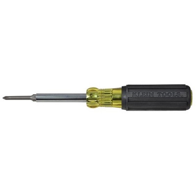 Klein Tools 32559 Multi-bit Screwdriver / Nut Driver, 1-Pack, Yellow/Black 