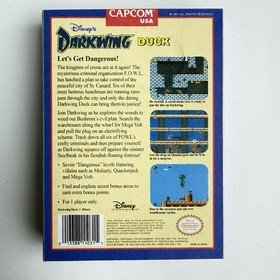 Retro Vintage 3D Darkwing Duck Nintendo NES Game Box Refrigerator Magnet