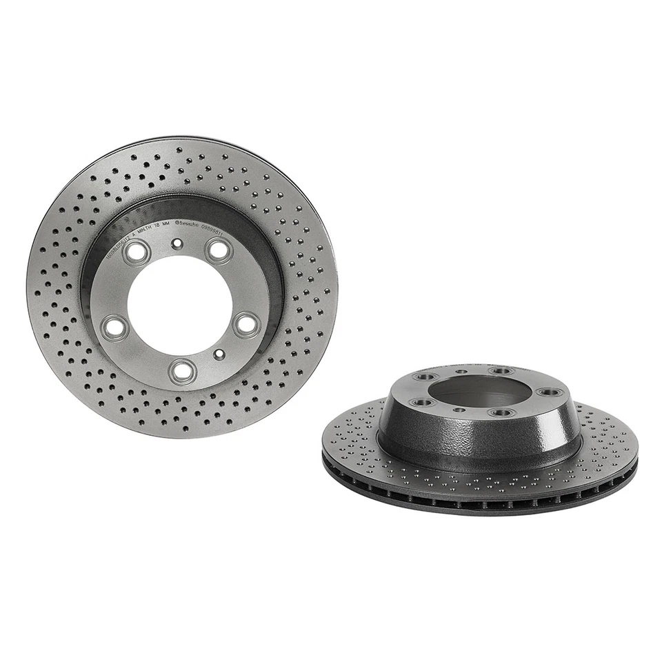 Brembo Rear Brake Rotors Brake Pads Kit fits Porsche Boxster Porsche 2005-2016 - Image 4 of 4