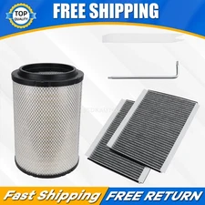 AF26163M Engine Air Filter & 2 Cabin AF26405 For Volvo Trucks Replaces AF26472M