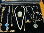 Vintage Lot Of 10 Costume Jewelry Pieces Some Signed