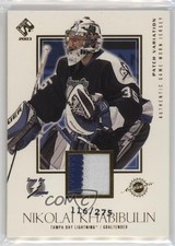 2002-03 Pacific Private Stock Reserve 116/275 Nikolai Khabibulin #143 Patch 7eo