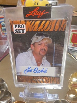 JOE EXOTIC 2021 LEAF PRO SET Signed AUTOGRAPH AUTO RC ROOKIE CARD TIGER KING SP