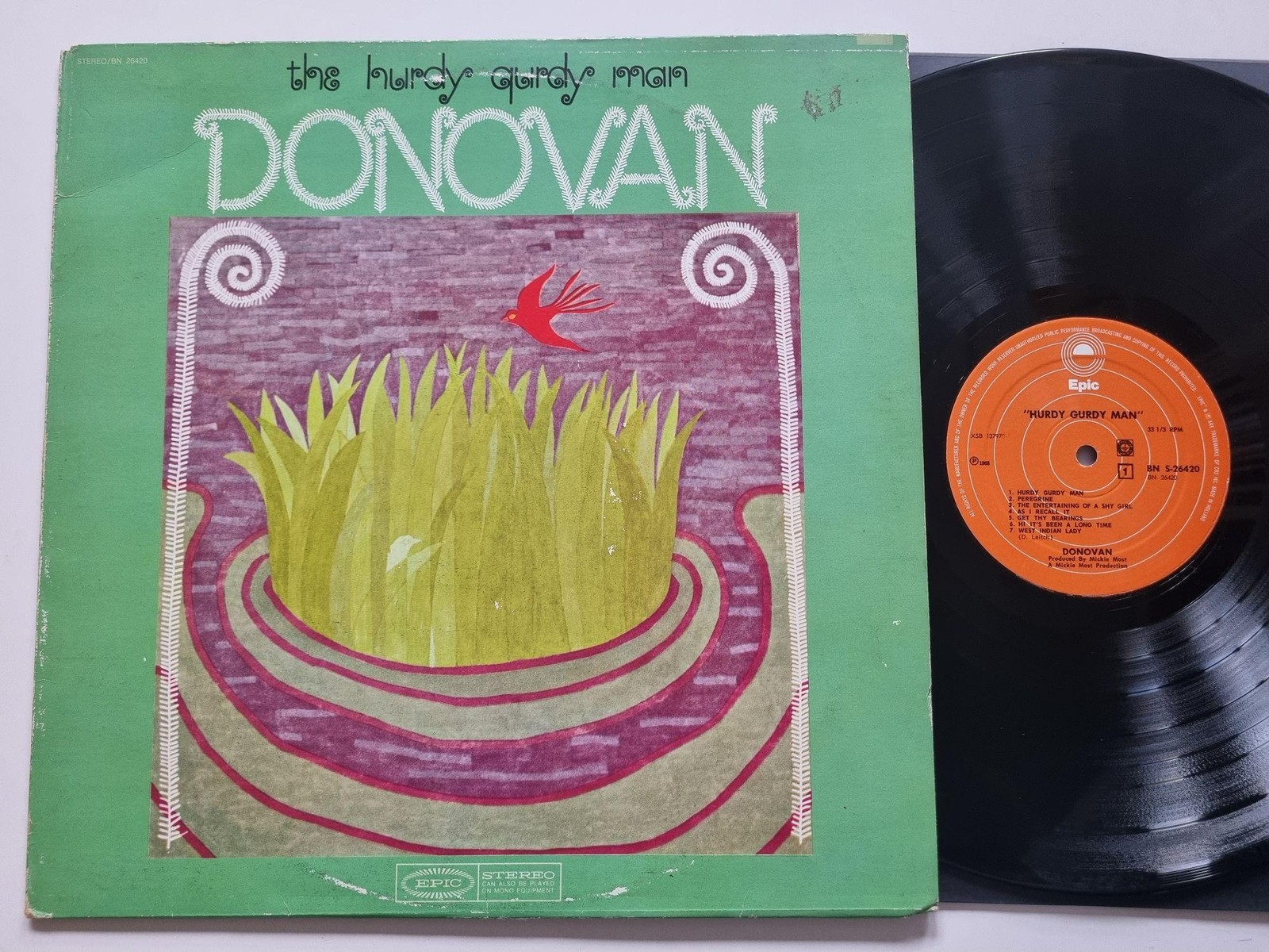 Donovan - The Hurdy Gurdy Man Vinyl LP Holland