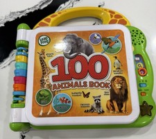 LeapFrog 100 Animals Book Bilingual English Spanish Interactive Toy Works